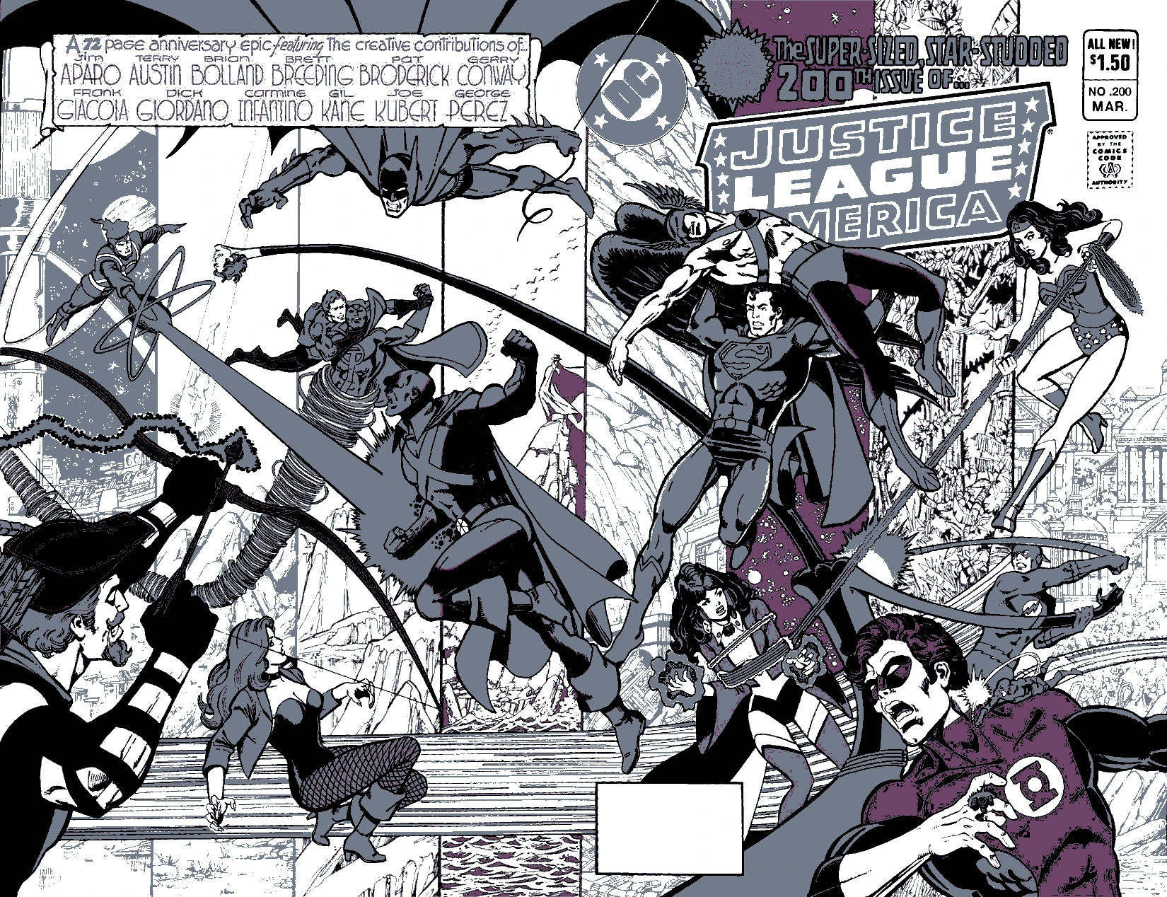 Justice League of America Pop Art
